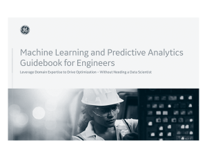 Machine Learning and Analytics Guidebook