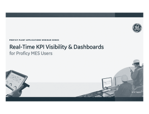 KPI Visibility & Dashboards